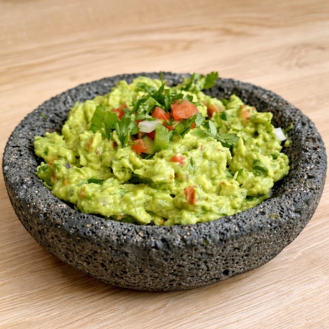 Fresh Guacamole Dip.
