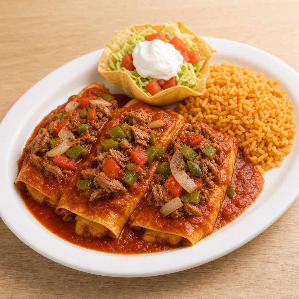 Enchiladas Rancheras.