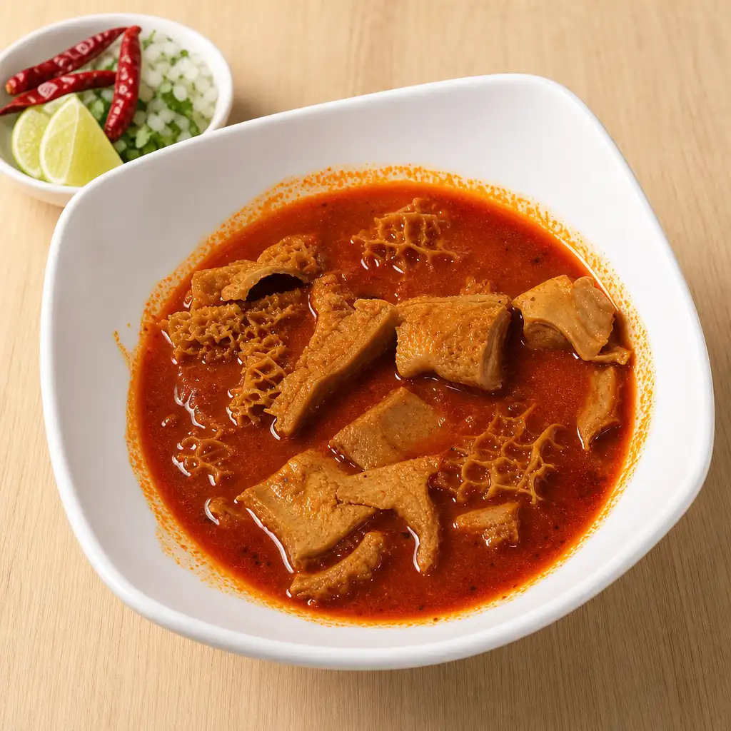 Caldo De Menudo.