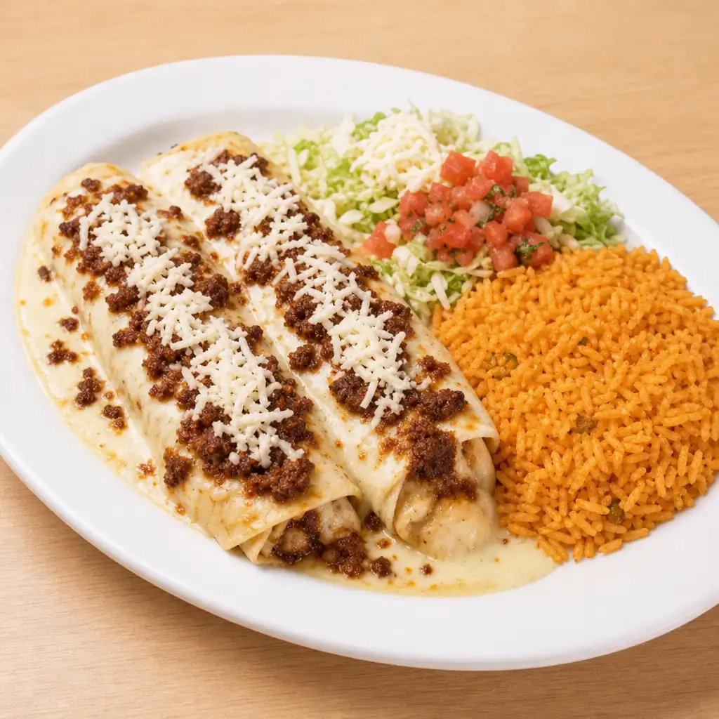 Enchiladas De Camaron.