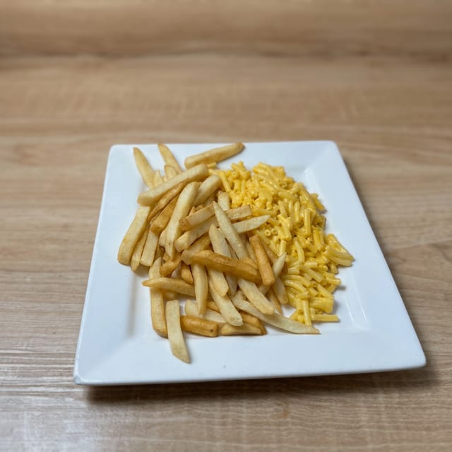 #10 Kid's Mac & Cheese Served with Fries.
